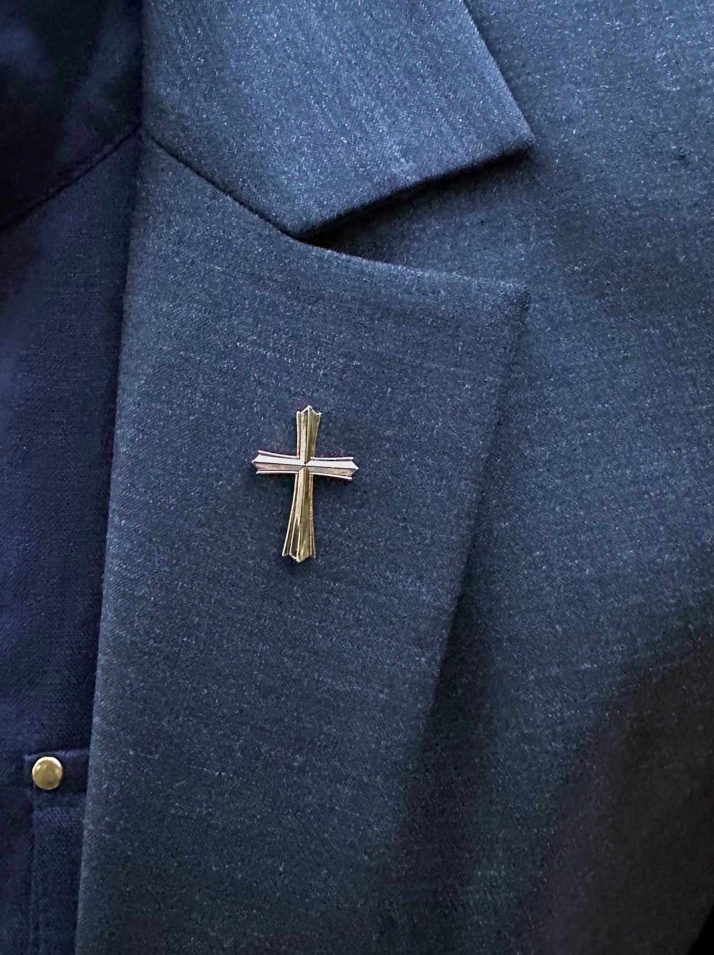 Cross Lapel Pin