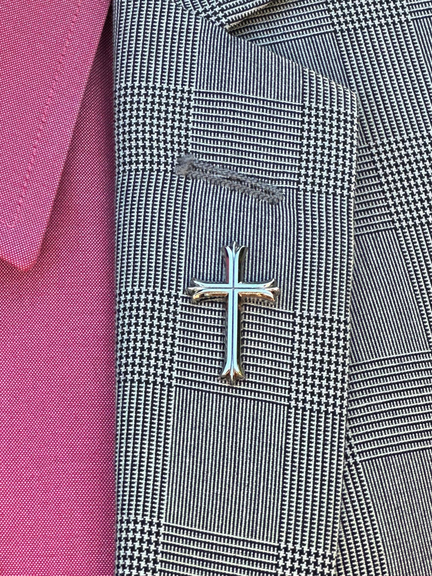 Palonce Cross Lapel Pin