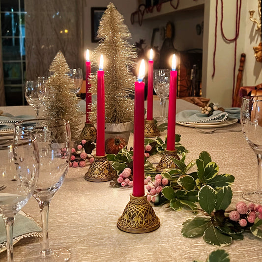 Candleholder Armenian carving design