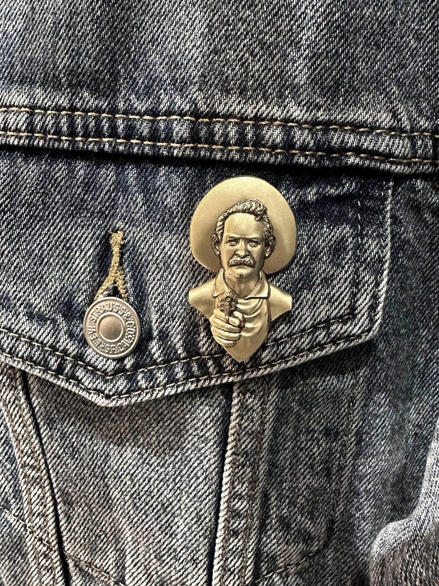 The Great Train Robbery (1903) Classic Movie Pin