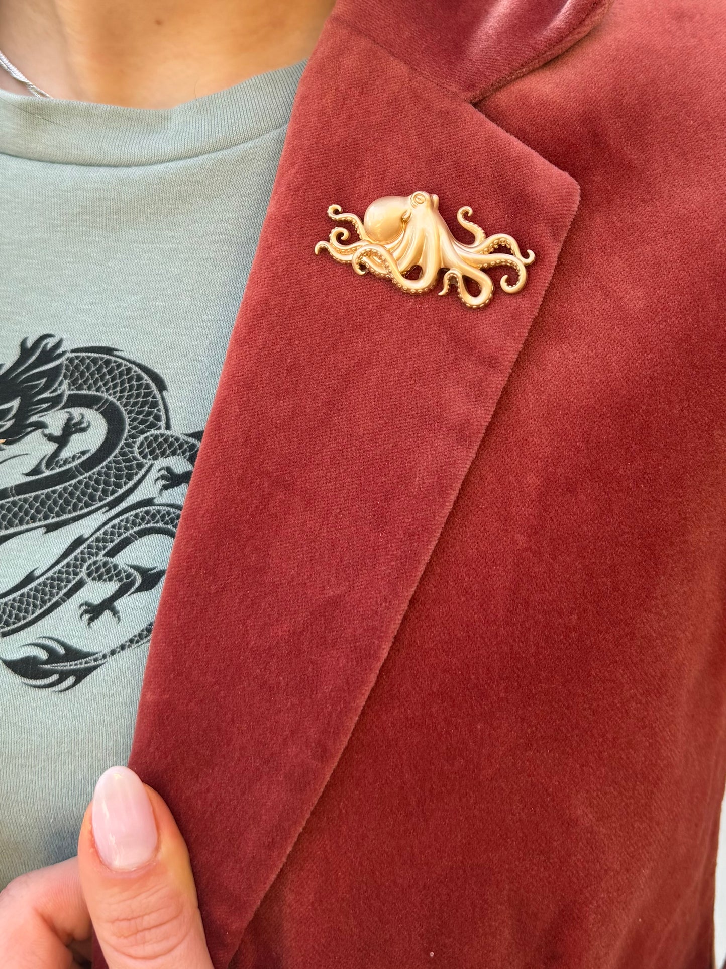 Octopus Lapel Pin