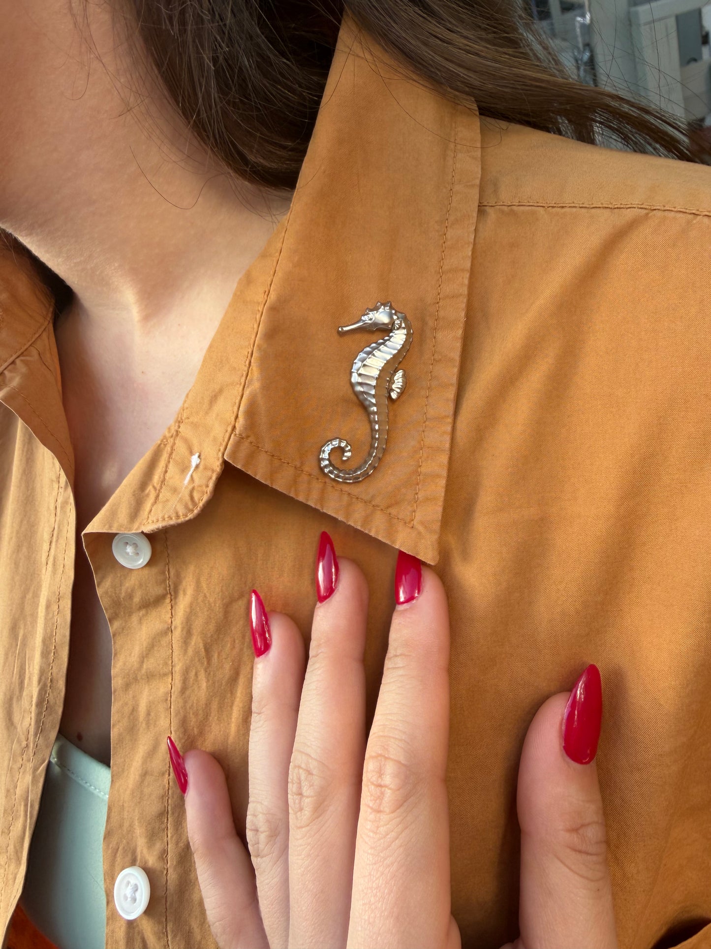 Seahorse Lapel Pin