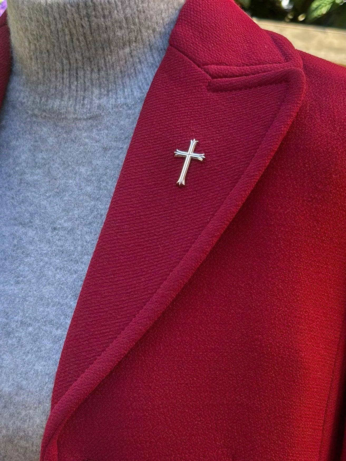 Palonce Cross Lapel Pin