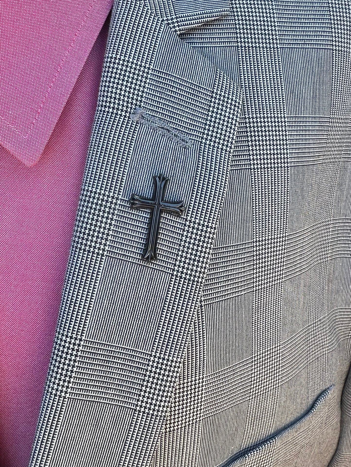 Palonce Cross Lapel Pin