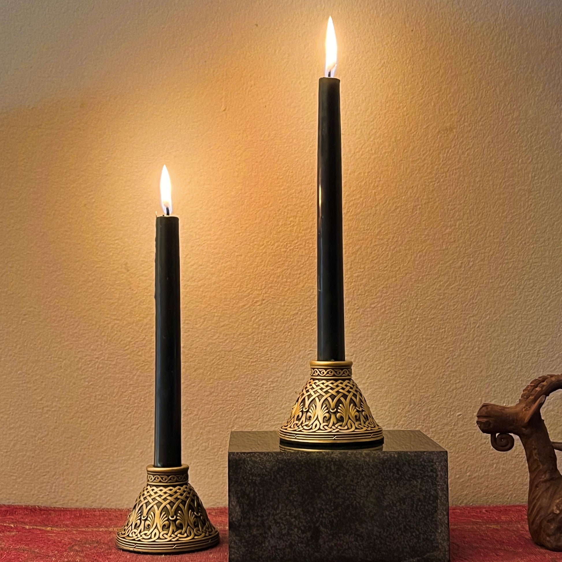 Candleholder Armenian carving design